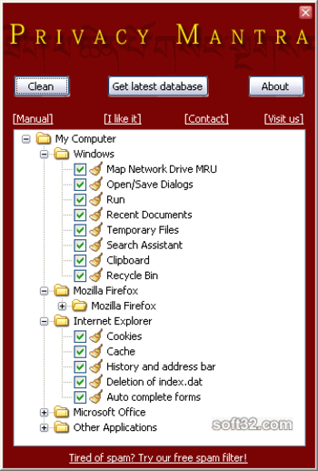 Privacy Mantra screenshot