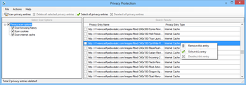 Privacy Protection screenshot