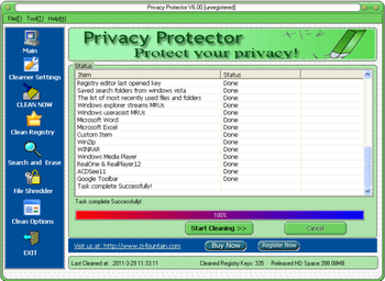 Privacy Protector screenshot