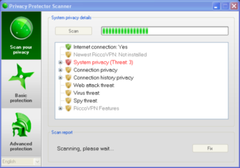 Privacy Scanner screenshot