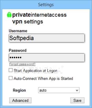Private Internet Access screenshot 2