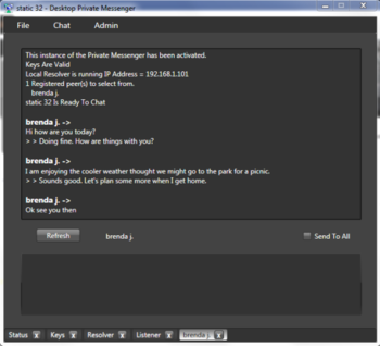 Private Messenger screenshot
