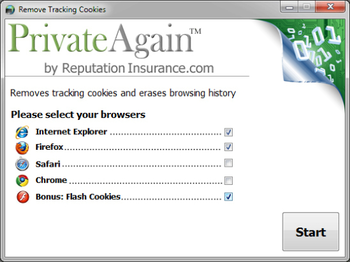 PrivateAgain screenshot