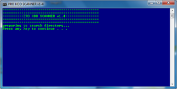 Pro HDD Scanner screenshot