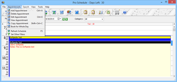 Pro Schedule Standard screenshot 2