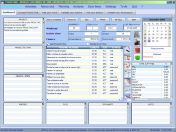 Proactime Light screenshot