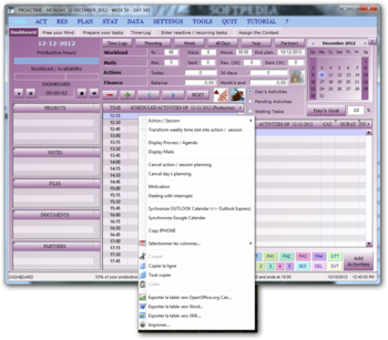 PROACTIME PRO screenshot
