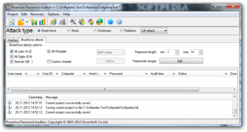 Proactive Password Auditor screenshot 2