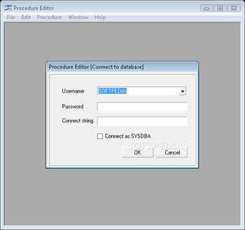 Procedure Editor screenshot