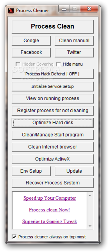 Process Cleaner screenshot