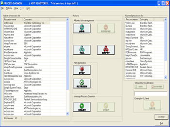 Process Daemon screenshot