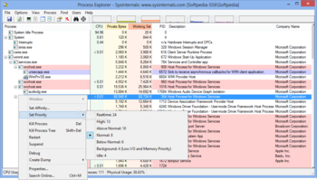 Process Explorer screenshot