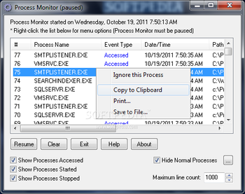 Process Monitor screenshot