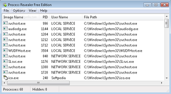 Process Revealer Free Edition screenshot