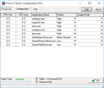 Process Tamer screenshot