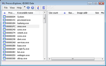 ProcessExplorer screenshot