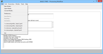 Processing Modflow screenshot 2