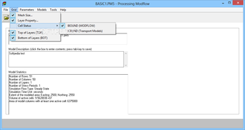 Processing Modflow screenshot 3