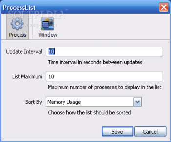 ProcessList screenshot 2