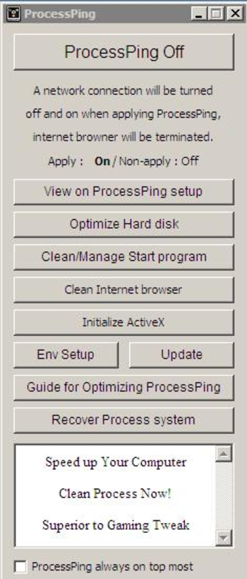 ProcessPing screenshot