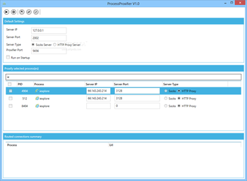 ProcessProxifier screenshot
