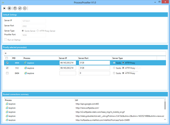 ProcessProxifier screenshot 2