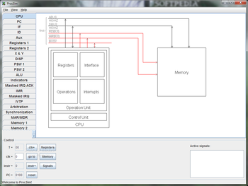 ProcSim screenshot