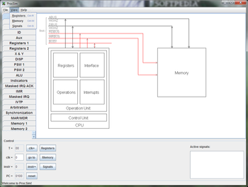 ProcSim screenshot 2