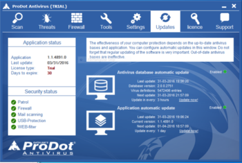 ProDot Antivirus screenshot 2