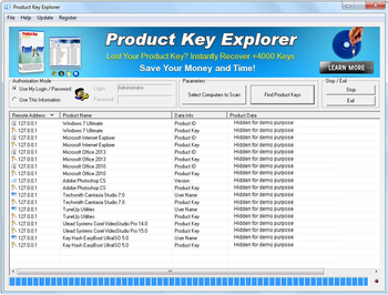 Product Key Explorer screenshot