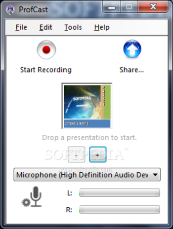 ProfCast screenshot