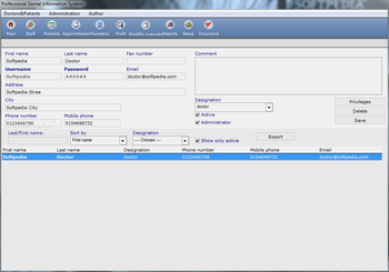 Professional Dental Information System screenshot 2
