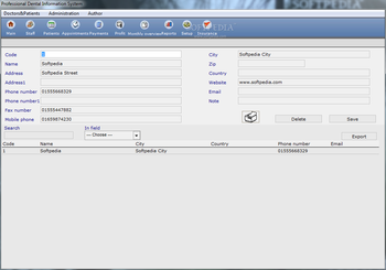 Professional Dental Information System screenshot 5