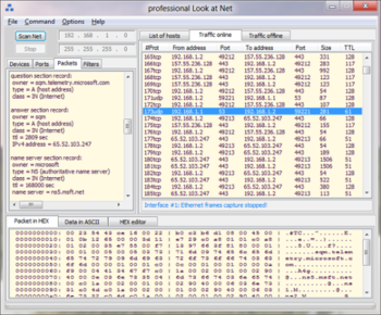 Professional Look at Net screenshot