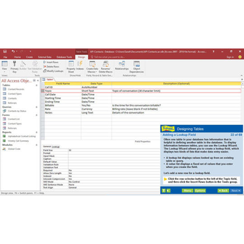 Professor Teaches Access 2016 screenshot 4