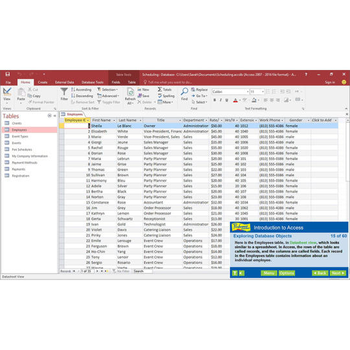 Professor Teaches Access 2016 screenshot 6