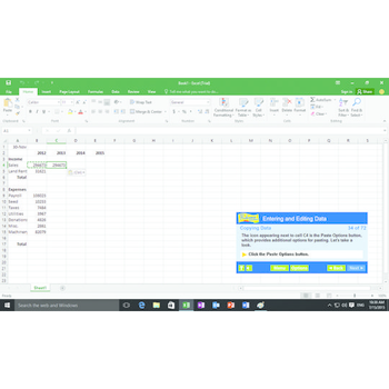 Professor Teaches Excel 2016 screenshot