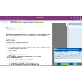 Professor Teaches OneNote 2016 screenshot 4