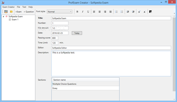 ProfExam Suite screenshot