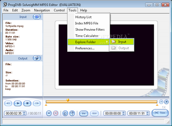 ProgDVB SolveigMM MPEG Editor screenshot 4