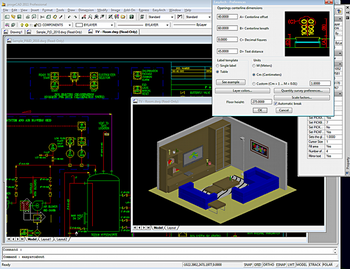 progeCAD Professional 2009 DWG CAD screenshot
