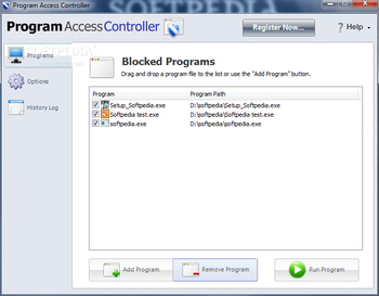 Program Access Controller screenshot