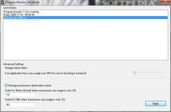 Program Booster screenshot 2