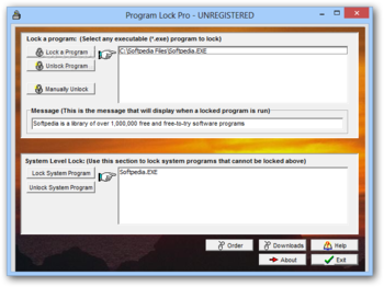 Program Lock Pro screenshot