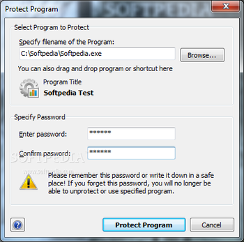 Program Protector screenshot 2