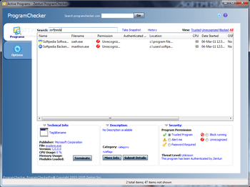 ProgramChecker Personal Edition screenshot
