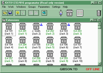 Programmator for Panasonic KX-TD1232/816/308 screenshot 5