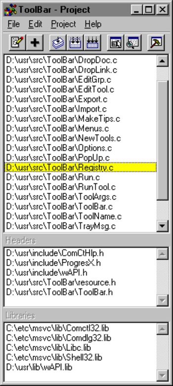 Programmer's IDE 2000 screenshot