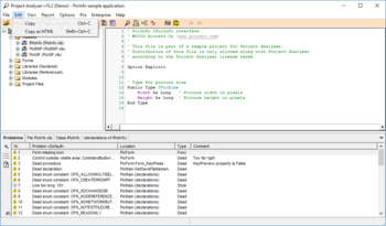 Project Analyzer screenshot 3