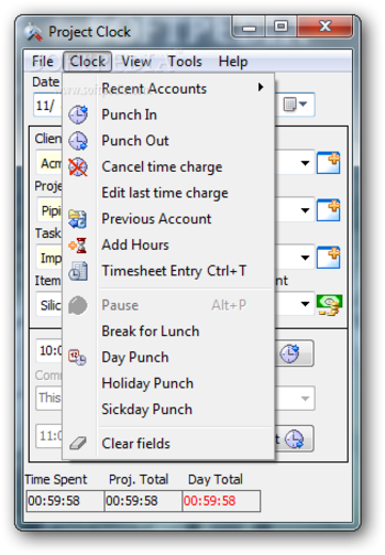 Project Clock Pro screenshot 3